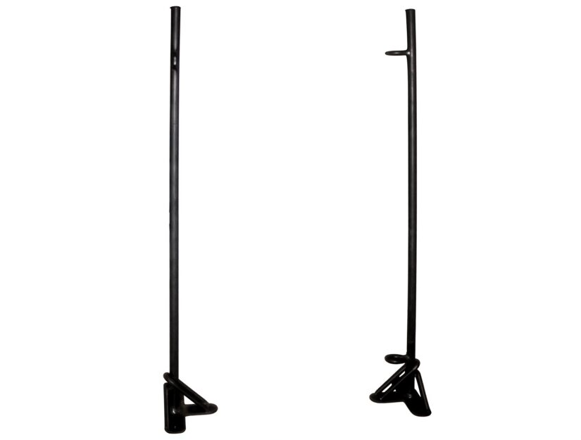 Der Riegel- und Scharnierpfosten zum Aufschrauben.