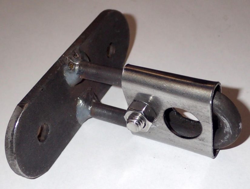 Die Klemmführung an einem Wandhalter anneau angeschraubt.