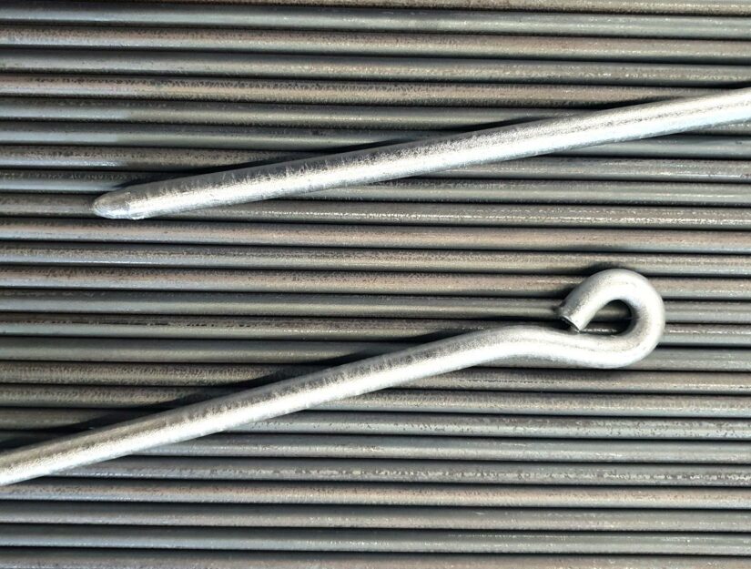 Bâtons de liaison en acier rond galvanisé Ø 16 mm (ne rouille pas).