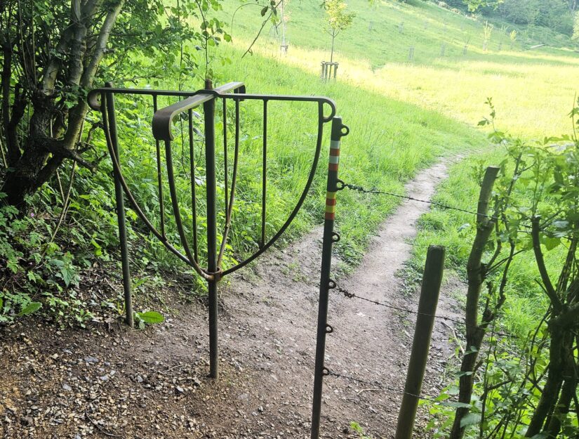 Èchalier (Stegel) sur un sentier de randonnée GR5 à « La Julienne » à Visé.