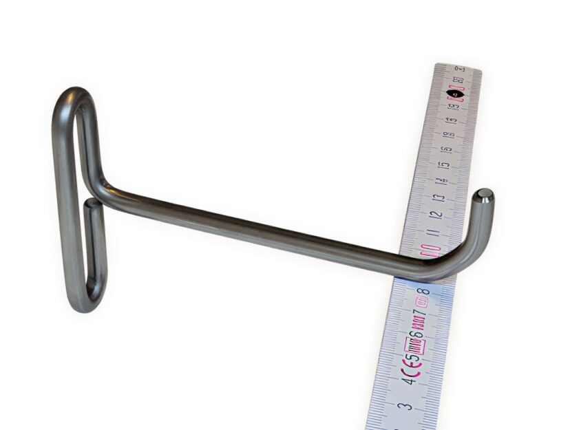 Der Halter ist aus 6,0 mm starkem, rostfreiem Edelstahldraht gefertigt und sehr stabil.