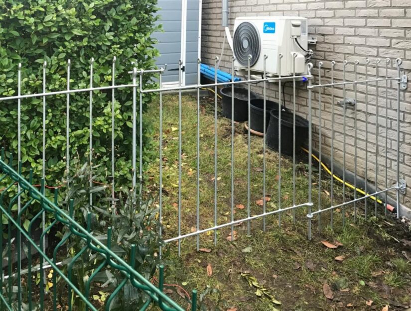 Met de steunring blijft de deur op de juiste hoogte.