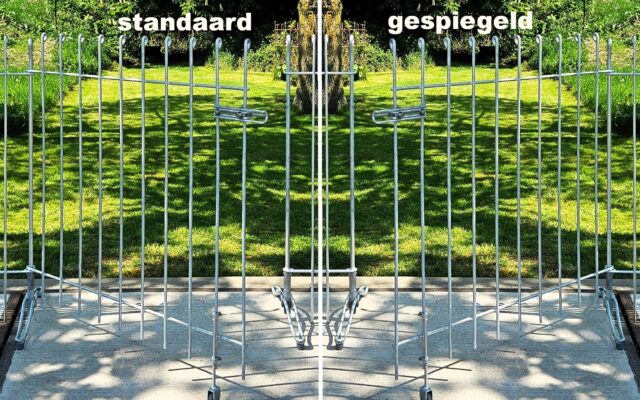 Standaard of gespiegelde deur