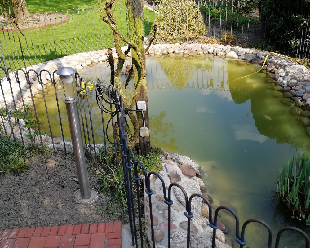 Teichzaun light melabel® Teich und Steckzäune
