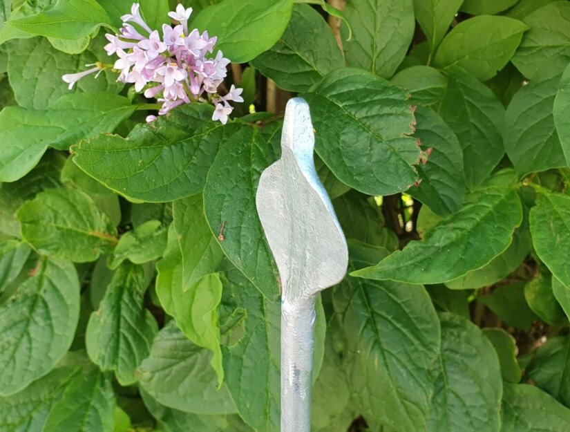 Plantstaaf lisdodde Ø 1 x 120 cm van verzinkt staal.