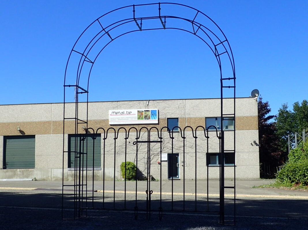 Rosenbogen mit Doppel-Tor - Arche de jardin avec portail