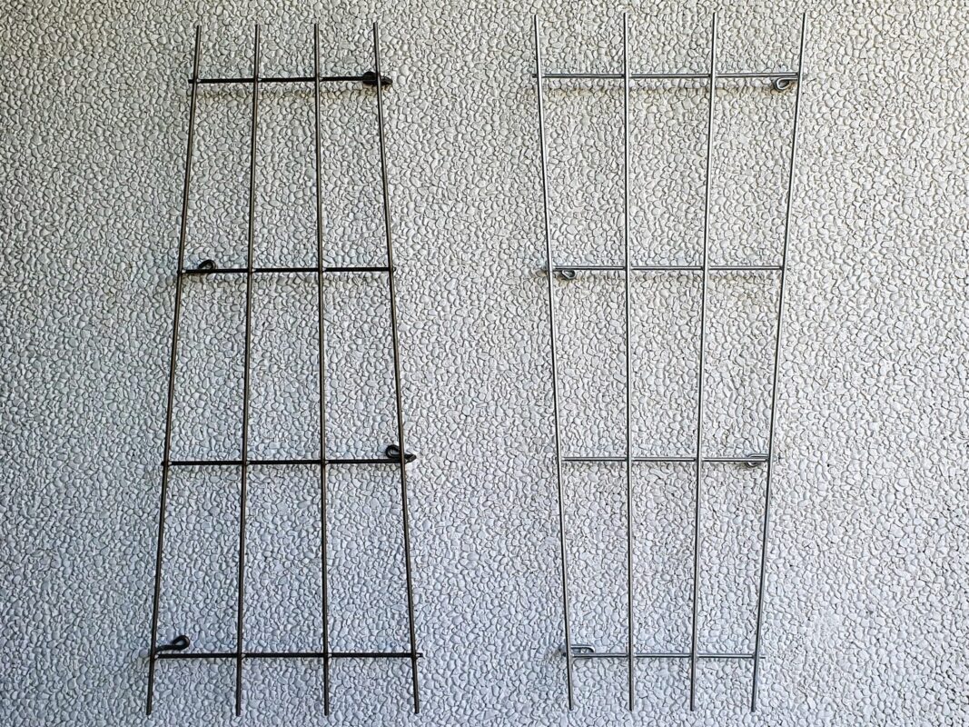 Grille murale stable en métal pour plantes à visser facilement
