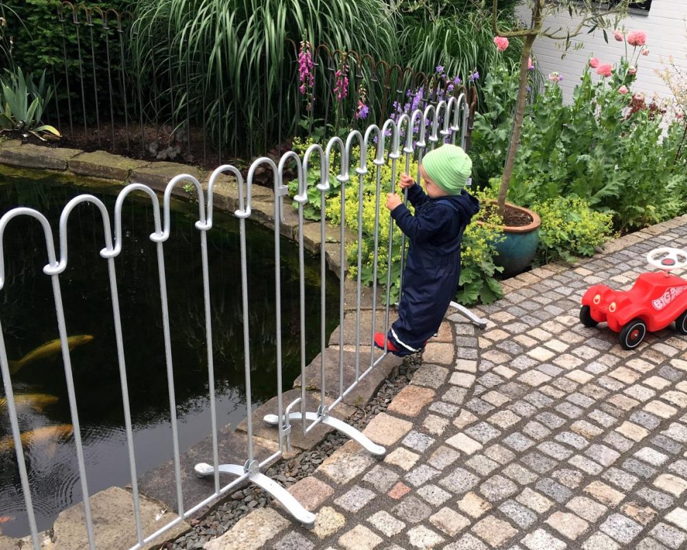 Poolzaun poolfix - melabel® Steckzäune